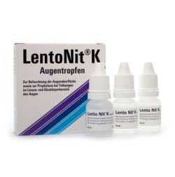 LENTO NIT K Augentropfen 3X10 ml von OPTIMA Pharmazeutische GmbH