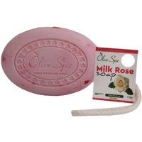 Olive-Spa - Handgemachte Kordel-Seife mit Milch & Rosen-Duft von Olive-Spa