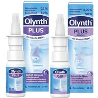 Olynth Plus 0,05 % / 5 % für Kinder + Olynth® Plus 0,1 % / 5 % Nasenspray von Olynth