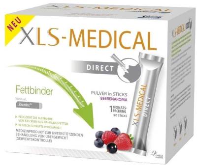 Xls Medical Fettbinder Direct Sticks 90 Pulver von Omega Pharma Deutschland Gm