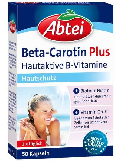 Abtei Beta-Carotin Plus Hautaktive B-Vitamine von Perrigo Deutschland GmbH