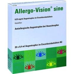 ALLERGO-VISION sine 0,25 mg/ml AT im Einzeldo.beh. 20X0.4 ml von OmniVision GmbH