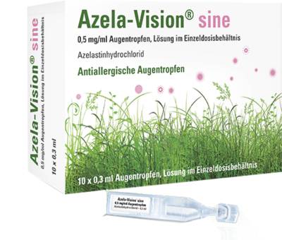AZELA-Vision sine 0,5 mg/ml Augentr.i.Einzeldosis. 10X0.3 ml von OmniVision GmbH