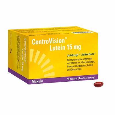 CENTROVISION Lutein 15 mg Kapseln 72 g von OmniVision GmbH