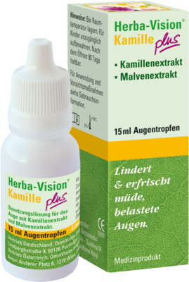 HERBA-VISION Kamille plus Augentropfen 15 ml von OmniVision GmbH