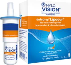 HYLO-VISION SafeDrop Lipocur Augentropfen 2X10 ml von OmniVision GmbH