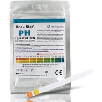 100 One+Step pH Teststreifen für Urin UND Speichel - Selbsttest zur Ermittlung des ph Werts von One+Step