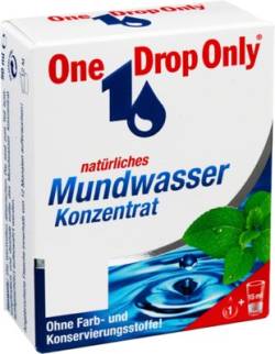 One Drop Only natürliches Mundwasser Konzentrat von One Drop Only Chemisch-Pharmazeutische Vertriebs GmbH