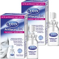 Optrex ActiSpray 2in1 für trockene und gereizte Augen Doppelpack von Optrex