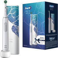 Oral-B - Elektrische Zahnbürste 'Pro 3 + Reiseetui Floral Design' in Weiß von Oral-B