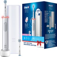 Oral-B - Elektrische Zahnbürste 'Pro 3 + Reiseetui' in Weiß von Oral-B