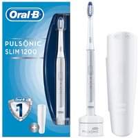Oral-B Pulsonic Slim 1200 Silver Reise-Edition Schallzahnbürste Zahnbürste von Oral-B