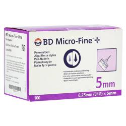 "BD MICRO-FINE ULTRA Pen-Nadeln 0,25x5 mm 31 G 100 Stück" von "Orifarm GmbH"