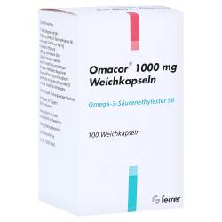 "Omacor 1000mg Weichkapseln 100 Stück" von "Orifarm GmbH"