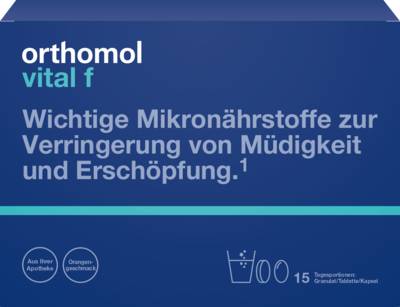 ORTHOMOL Vital F Granulat/Kap./Tabl.Kombip.15 Tage 243 g von Orthomol pharmazeutische Vertriebs GmbH