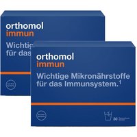 Orthomol Immun - Mikronährstoffe zur Unterstützung des Immunsystems - Nahrungsergänzung mit Vitamin C, Vitamin D und Zink - Granulat von Orthomol