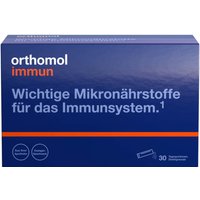 Orthomol Immun - Mikronährstoffe zur Unterstützung des Immunsystems - mit Vitamin C, Vitamin D und Zink - Direktgranulat Orangen-Geschmack von Orthomol