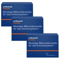 Orthomol Immun - Mikronährstoffe zur Unterstützung des Immunsystems - mit Vitamin C, Vitamin D und Zink - Trinkampullen/Tabletten von Orthomol