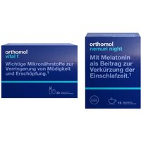 Orthomol Vital f Trinkfl. + Orthomol Nemuri night HeiÃgetrÃ¤nk von Orthomol