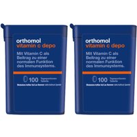 Orthomol Vitamin C depo - Nahrungsergänzungsmittel mit Depot-Wirkung für eine normale Funktion des Immunsystems - Tabletten von Orthomol