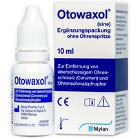 Otowaxol Sine:Ohrenschmalzentfernung zur sanften Ohreneinigung von Otowaxol
