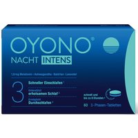 Oyono® Nacht Intens mit 1,9mg Melatonin und Ashwagandha, Baldrian, Lavendel von Oyono (MCM Klosterfrau)