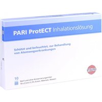 Pari Protect InhalationslÃ¶sung mit Ectoin Ampullen von PARI