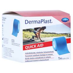 DERMAPLAST Quick Aid Schaumverb.6 cmx2 m blau 1 St von PAUL HARTMANN AG