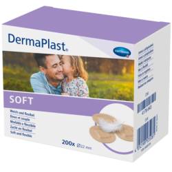 DERMAPLAST SOFT Spots Pflaster rund 22 mm 200 St von PAUL HARTMANN AG