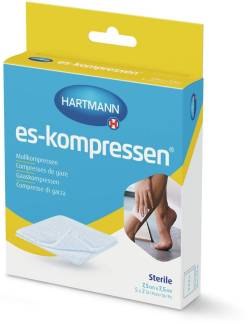 ES Kompressen steril 7,5 x 7,5 cm 8fach 17fädig von PAUL HARTMANN AG