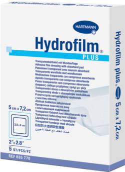 HYDROFILM Plus Transparentverband 5x7,2 cm 5 St von PAUL HARTMANN AG