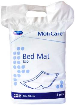 Molicare Bed Mat Eco 9 Tropfen 60 X 90 cm 5 Stück von PAUL HARTMANN AG