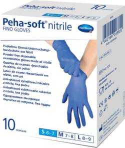 PEHA-SOFT nitrile fino Unt.Hands.unsteril pf M 10 St von PAUL HARTMANN AG