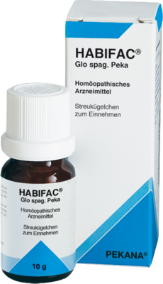 HABIFAC Glo spag.Peka Globuli 10 g von PEKANA Naturheilmittel GmbH