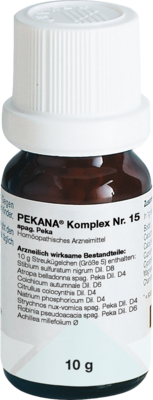 PEKANA Komplex Nr.15 spag.Peka Globuli 10 g von PEKANA Naturheilmittel GmbH