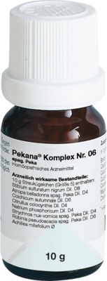 PEKANA Komplex Nr.6 Globuli 10 g von PEKANA Naturheilmittel GmbH