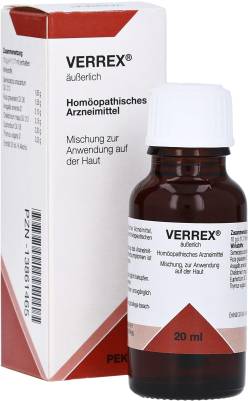 VERREX äusserlich Tropfen 20 ml Tropfen von PEKANA Naturheilmittel