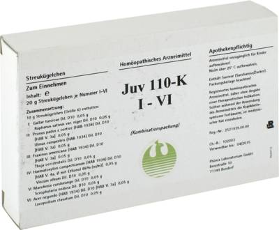 JUV 110 K I-VI Globuli 6X20 g von PH�NIX LABORATORIUM GmbH