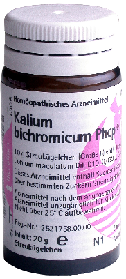 KALIUM BICHROMICUM PHCP Globuli 20 g von PH�NIX LABORATORIUM GmbH