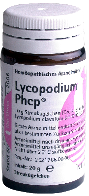 LYCOPODIUM PHCP Globuli 20 g von PH�NIX LABORATORIUM GmbH
