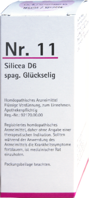 NR.11 Silicea D 6 spag.Gl�ckselig 50 ml von PH�NIX LABORATORIUM GmbH