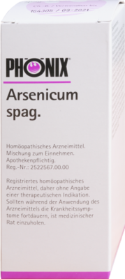 PH�NIX ARSENICUM spag.Mischung 100 ml von PH�NIX LABORATORIUM GmbH