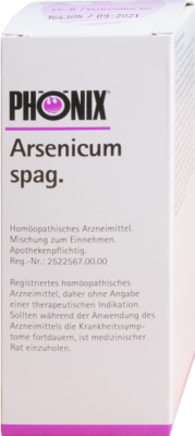 PH�NIX ARSENICUM spag.Mischung 50 ml von PH�NIX LABORATORIUM GmbH