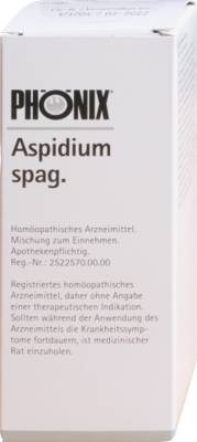 PH�NIX ASPIDIUM spag.Mischung 100 ml von PH�NIX LABORATORIUM GmbH