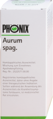 PH�NIX AURUM spag.Mischung 50 ml von PH�NIX LABORATORIUM GmbH