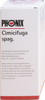 PH�NIX CIMICIFUGA spag.Mischung 100 ml von PH�NIX LABORATORIUM GmbH