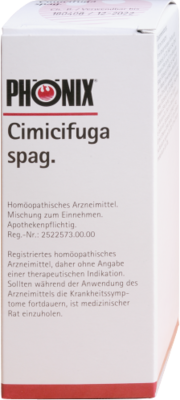 PH�NIX CIMICIFUGA spag.Mischung 50 ml von PH�NIX LABORATORIUM GmbH