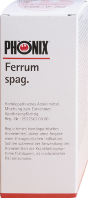 PH�NIX FERRUM spag.Mischung 50 ml von PH�NIX LABORATORIUM GmbH