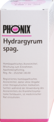 PH�NIX HYDRARGYRUM spag.Mischung 50 ml von PH�NIX LABORATORIUM GmbH