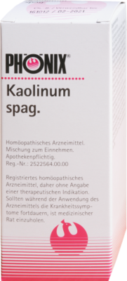 PH�NIX KAOLINUM spag.Mischung 100 ml von PH�NIX LABORATORIUM GmbH